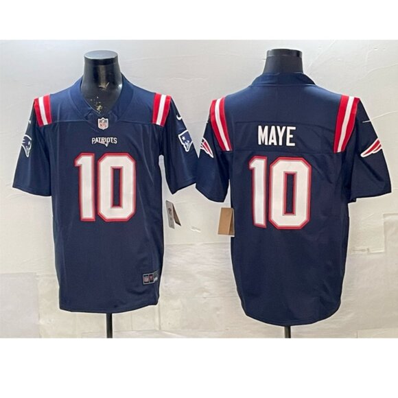 Drake Maye Navy Vapor Stitched Jersey Can Choose Mens Youths - Picture 2 of 2